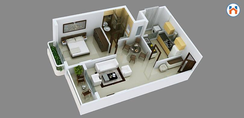 1BHK Flat